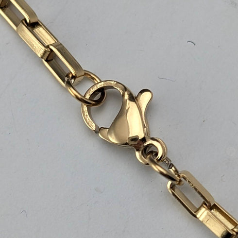 Antique rolled gold ceiling pendant with necklace